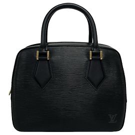 Borsa a mano Louis Vuitton Vintage Sablon in pelle Epi