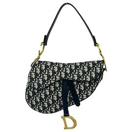 Borsa Saddle Christian Dior Navy