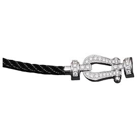 Bracciale Fred Force 10 Oro Bianco e Diamanti