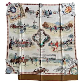 Hermès Seidentuch "The Royal and Ancient Game of Golf" Schal