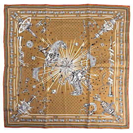 Hermès Foulard di seta Hermes Carre 55 Chorus Stellarum