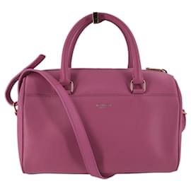 Saint Laurent Mini borsa duffle Baby in pelle rosa con tracolla