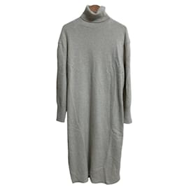 Autre Marque Drawer 12G Jersey-Strickkleid mit Rollkragen