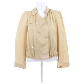 Blusa Isabel Marant dorada de algodón