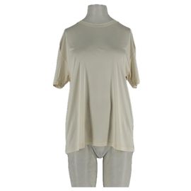 Autre Marque Camiseta de seda LILYSILK beige XS