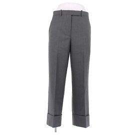 Thom Browne Pantalon droit en laine gris