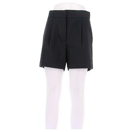 Pantalones cortos rectos Thom Browne azul marino de lana