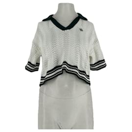 Montblanc Polo de crochet blanco