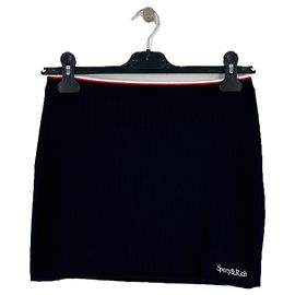 Autre Marque Minifalda SPORTY & RICH azul marino de viscosa