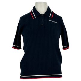 Autre Marque Polo SPORTY & RICH azul marino de viscosa
