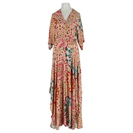 Ba&Sh Licia Kleid aus bunter Viskose