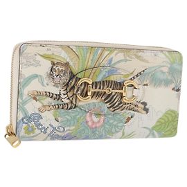 GUCCI Cartera Larga Horsebit Piel Multicolor Gold 621889