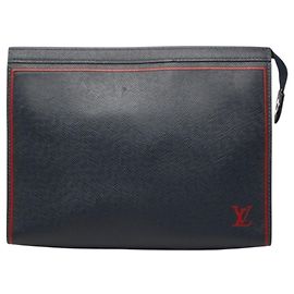 Louis Vuitton Taiga Pochette Voyage Clutch Bag
