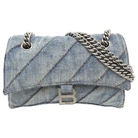 Borsa a tracolla Balenciaga Crushed Chain