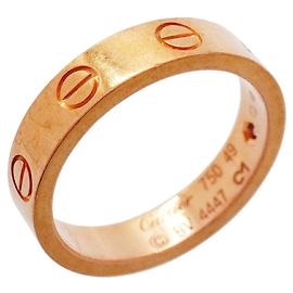Anello Mini Love Cartier in oro rosa 18K