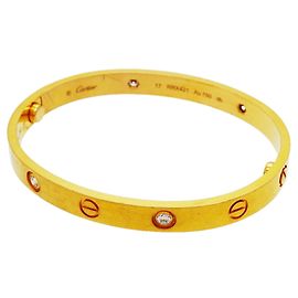 Bracciale Cartier Love 4PD 18KYG Oro Giallo e Diamanti