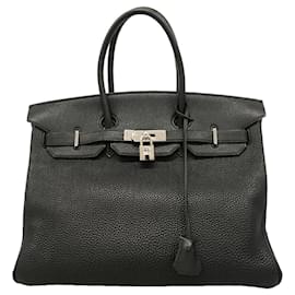 Hermès Borsa Hermes Birkin 35 Togo Black