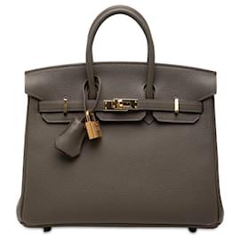 Hermès Gray Togo Birkin Retourne 25