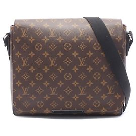 Louis Vuitton Brown Monogram Macassar District MM