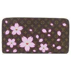 Portafoglio Zippy Louis Vuitton Monogram Cherry Blossom