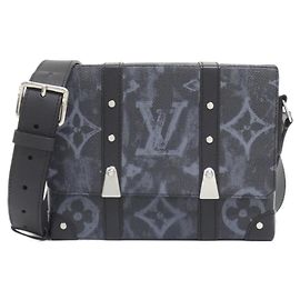 Borsa Messenger Trunk Louis Vuitton Monogram Pastel Noir