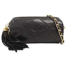 Chanel Schultertasche Schwarz