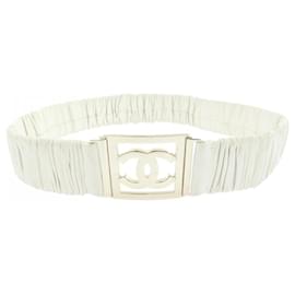 Chanel Standard White Gürtel