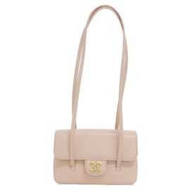 Borsa a tracolla Chanel AP5068 in pelle di vitello martellata rosa
