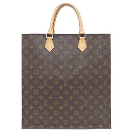 Louis Vuitton Monogram Sac Plat Handtasche