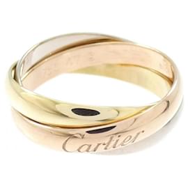 Cartier Trinity Ring aus 18K Rosé Weiß und Gelbgold
