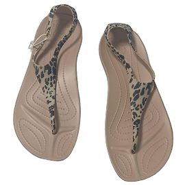Autre Marque Infradito Crocs stampa leopardata