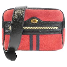 Gucci Ophidia Handtasche Schwarz und Rot