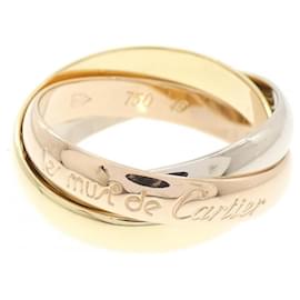 Cartier Trinity Ring in Rosé-, Weiß- und Gelbgold