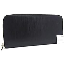 Louis Vuitton Epi Zippy Wallet in Noir Leather
