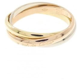 Cartier Trinity Ring in Weißgold, Gelbgold und Roségold