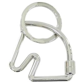 Hermès Portachiavi Hermes Cheval in acciaio inossidabile
