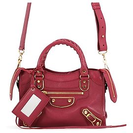 Borsa Balenciaga Classic Metallic Edge Mini City