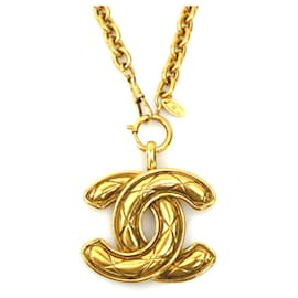 Collana in metallo dorato da donna Chanel
