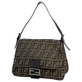 Borsa a tracolla Fendi Zucca Pattern Mamma Baguette