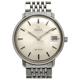 Omega De Ville 166.033 Automatikuhr aus Edelstahl