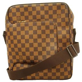 Borsa a tracolla Louis Vuitton Damier Olaf MM