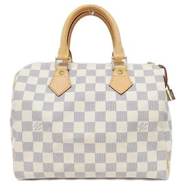 Louis Vuitton Damier Azur Speedy 25cm Boston Bag