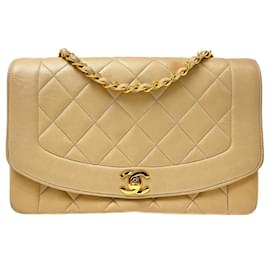 Chanel Vintage Diana Flap Quilted Lambskin Medium
