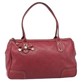 Gucci Princy Boston Guccissima Leather Small