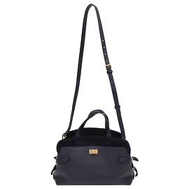 Anya Hindmarch Borsa a Tracolla Small Wilson in Pelle Blu Navy