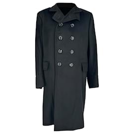 Cappotto doppiopetto Tom Ford in cashmere nero