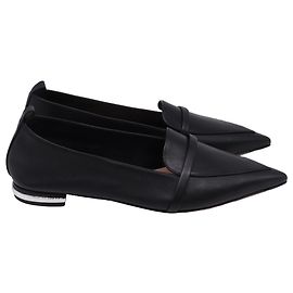 Autre Marque Mocassini a punta Dora di Malone Souliers in pelle nera