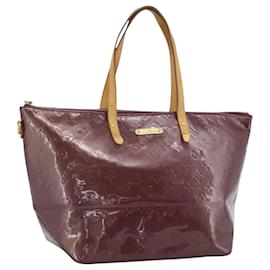 LOUIS VUITTON Monogram Vernis Bellevue GM Tote Bag Violet M93588 LV