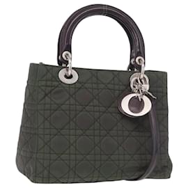 Sac à main Christian Dior Canage Canvas 2way Vert Argent