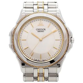 Seiko Credor Pacific GCAR016 Armbanduhr Silbernes Zifferblatt